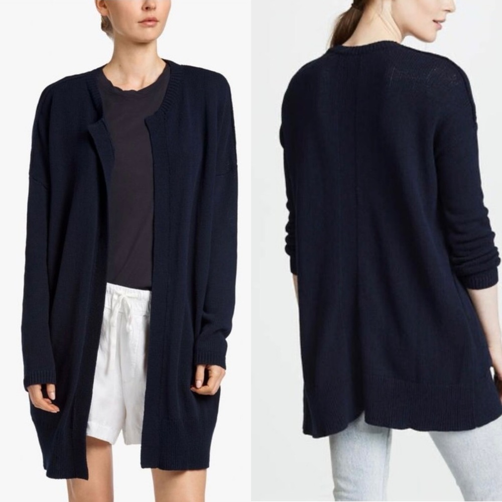 James Perse Cotton Crepe Long Cardigan - 1(approx S)